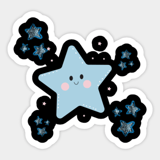 My Blue Star Sticker